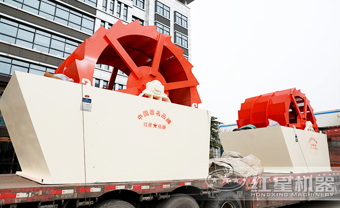 三輪洗砂機發貨現場 三輪洗砂機發貨現場